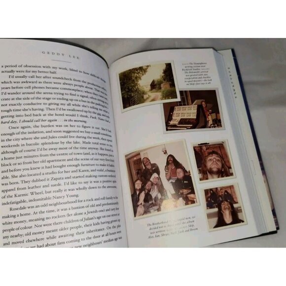 GEDDY LEE book MY EFFIN' LIFE hardcover w/ dust jacket rush first edition - Picture 7 of 8